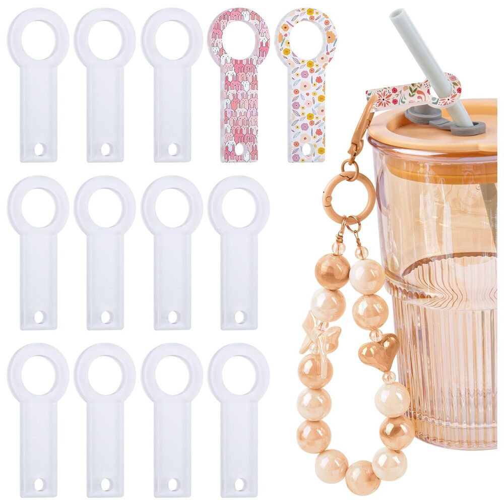 5581 20 Pack Sublimation Acrylic Straw Charm Cup Accessories for f or 10 mm